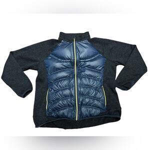 London Fog Women’s XXL Navy Blue Down Filled Puffer Jacket/Coat Full Zip